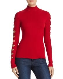 AQUA Cutout-Sleeve Sweater - 100  Exclusive at Bloomingdales